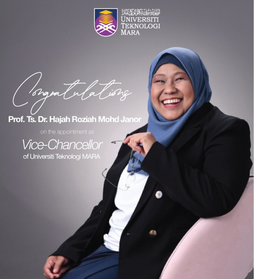 UiTM welcomes its first female Vice-Chancellor